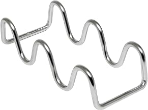 Thunder Group SLTR023W Taco Holder, 2-3 compartments, Wire, Stainless Steel, Pack of 12