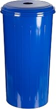 Witt Industries 10/1DTDB Steel 20-Gallon Round Top Basket, Legend "Cans Only, Recycle", Round, 30" Height, Dark Blue