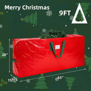 Krysty Christmas Tree Storage Bag, Holds 9 Ft Trees, Red