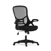 Flash Furniture Black / Set of 1 / Contemporary Home Office Desk Chairs
