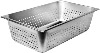 Thunder Group full size 6" deep perforated 24 gauge steam pans, comes in each