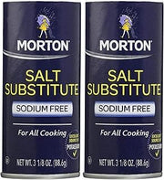 Morton Salt Substitute, 3.12 oz, 2 pk