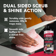 Cooktop & Microwave Cleaning Wipes - 30 Count by Weiman – 30 Wipes, Glass, Clear