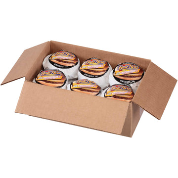 Flame Broiled Cheeseburger Sandwiches Pack - 12 Count Delicious Individually Wrapped Microwaveable Frozen Slider Sandwiches - Quick Hot Lunch Snack for Kids & Adults (4.306 Oz