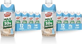 BOOST Glucose Control Max 30g Protein Nutritional Drink,Very Vanilla,11 Fl Oz,Packaging May Vary,(Pack of 24)