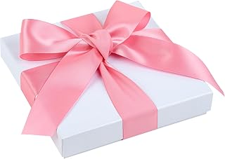Gift Tek 10 Yards x 1.5 Inch Satin Ribbon, 1 Single Faced Fabric Ribbon - Wide, Vibrant, Pink Polyester Ribbons, Solid Colored, for Gift Wrapping, Crafts, Weddings, Parties - Restaurantware