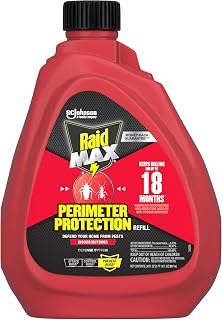 Raid Max Perimeter Protection Insecticide Spray, Indoor & Outdoor Use, 30 fl oz