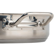 5 qt Stainless Steel Saute Pan with Cover by Winco – Standard, 5.0 quarts, Plastic, Model SSET-5