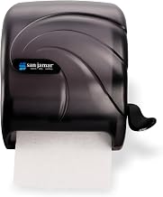Element Paper Towel Dispenser by San Jamar – 1.5" Core Diameter, Acrylonitrile Butadiene Styrene, Black Pearl, Model T990TBK