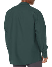 Long Sleeve Industrial Solid Work Shirt Spruce Green Large - 5 Pack by Red Kap – Cotton, Spruce Green, Pack of 5, Model SP14