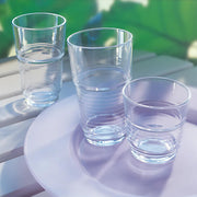 Spirale Tumblers by Arcoroc – 6 Count (Pack of 1), 6.7628 fluid_ounces, Glass, Transparent, Pack of 6