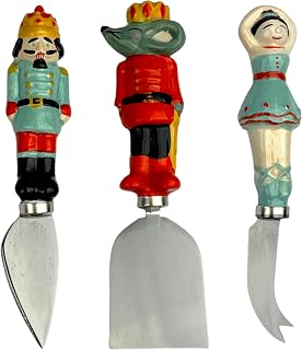 10 Strawberry Street Nutcracker Cheese Knife Set