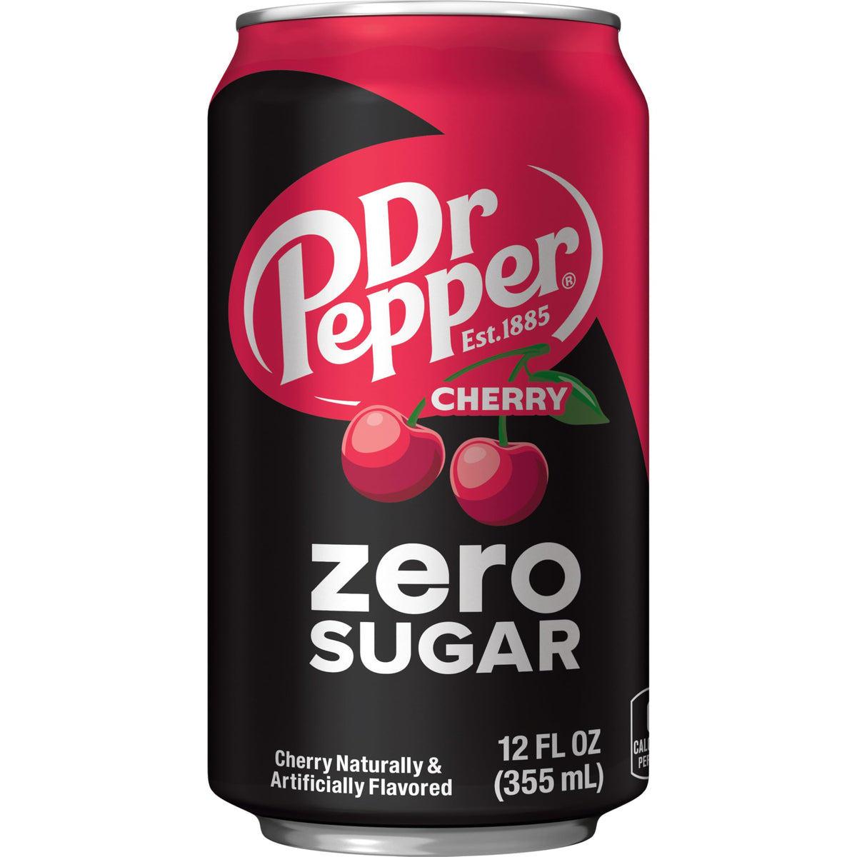 Dr Pepper Zero Sugar Cherry / 12 Fl Oz (Pack of 12) / 1 Soft Drinks