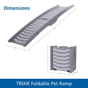 TRIXIE Gray / 59" Long / Ramp Vehicle Ramps