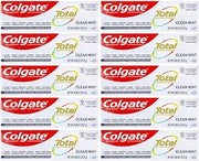 Colgate Total Toothpaste, Clean Mint, Travel Size 0.88 oz (24.9g) - Pack of 1010