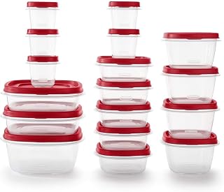 Rubbermaid 2066488 Easy Find Lids 17 Piece Storage Containers BPA Free
