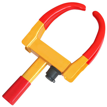 Buffalo Tools : Wheel Clamp Lock by Black Bull – Alloy Steel, Yellow, Red, Model WCL