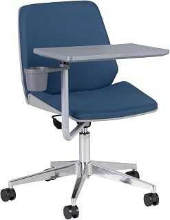 Learniture Graduate Mobile Tablet Arm Chair with Foam-Padded Seat and Casters – Flexible Seating for Classrooms, Training Centers, and Offices (Set of 2)