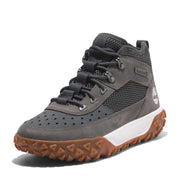 Men’s Greenstride Motion 6 Super Mid Hiking Boot by Timberland – 12, leather-and-fabric, Medium Grey