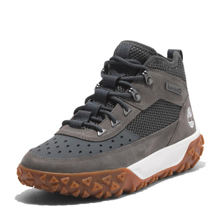 Men’s Greenstride Motion 6 Super Mid Hiking Boot by Timberland – 12, leather-and-fabric, Medium Grey