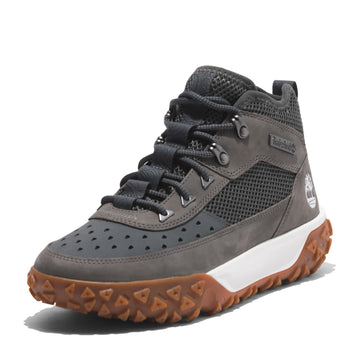 Men’s Greenstride Motion 6 Super Mid Hiking Boot by Timberland – 12, leather-and-fabric, Medium Grey