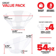 Stock Your Home Clear / 54 oz / Classic Bowls
