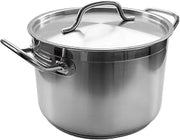 40 Qt Stainless Steel Stock Pot w/Cover