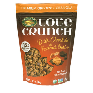 Dark Chocolate & Peanut Butter Granola by Love Crunch – 11.5 Ounce (Pack of 6), Pack of 6, Model 16207U2