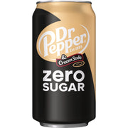 and Cream Soda Zero Sugar Soda by Dr Pepper – 12 Fl Oz (Pack of 24), brown, Pack of 24