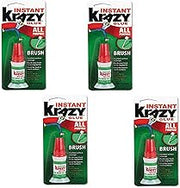 Krazy Glue KG92548R Brush-On Glue, 5 g Tube (Pack of 4)
