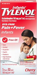 Infants' Tylenol Dye-Free Acetaminophen Oral Suspension, Cherry, 1 Fl Oz