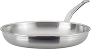 Hestan ProBond Forged - Professional Clad Stainless Steel Frying Pan, 12.5-Inch, Induction Compatible