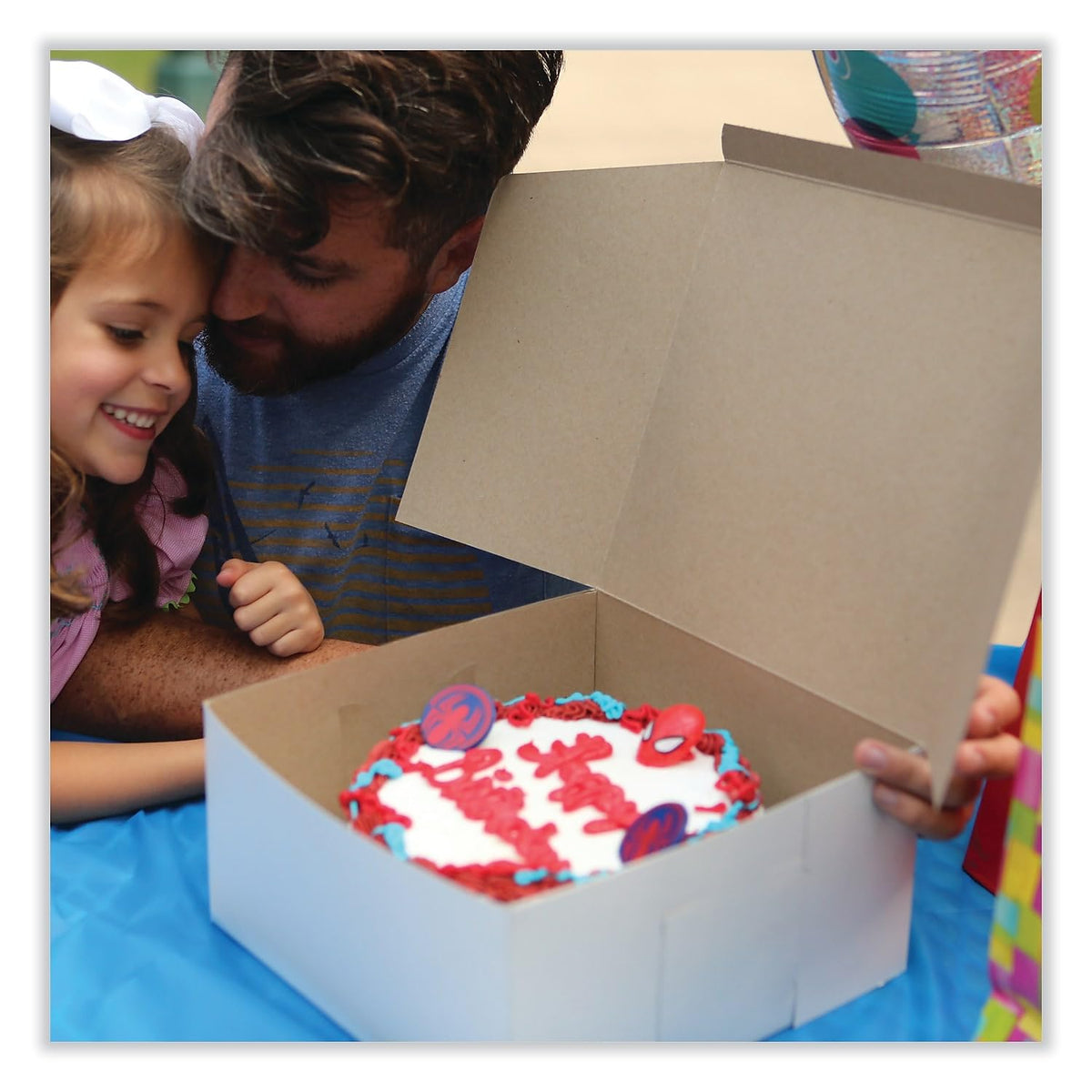 SOUTHERN CHAMPION TRAY 8" Length x 8" Width x 4" Height / White / 250.0 milliliters Bakery Take Out Containers