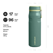 STANLEY Shale / 24 Ounces / IceFlow Twist Flip Thermoses