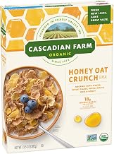 Cereal - Organic Corn Flakes Wheat Flakes Whole Grain Oats and Honey - Case of 10-13.5 oz. by Cascadian Farm – One Size, No Color, Pack of 10, Model 18923