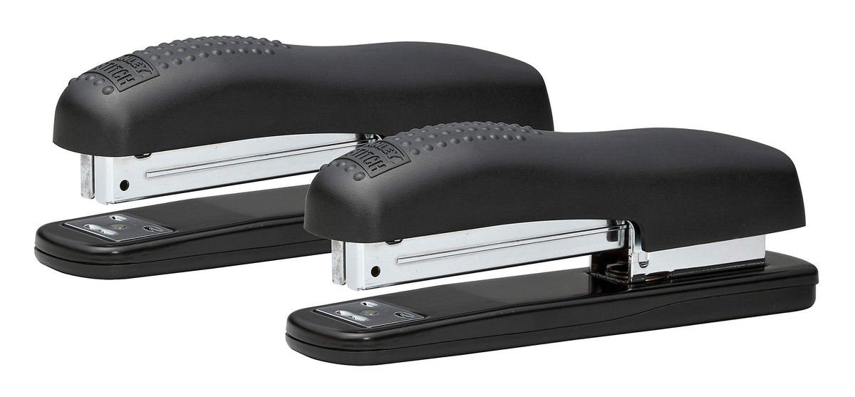 Office Ergonomic 20 Sheet Desktop Stapler by Bostitch – 24 Pack, Metal, Black, Pack of 24, Model 02257-2PK