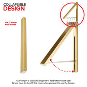 Stock Your Home Gold / 1 Rack / 1 Garment Racks