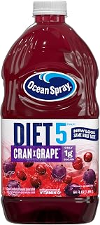 Ocean Spray Diet Cran-Grape® Cranberry Grape Juice Drink, 64 Fl Oz Bottle (Pack of 8)