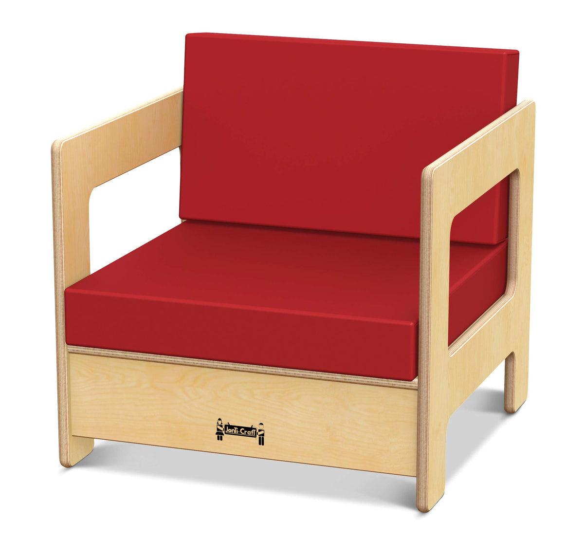Living Room 4 Piece Set by Jonti-Craft – Onesize, Wood, Red, Pack of 4, Model 0380JC
