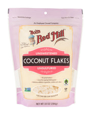 Unsweetened Coconut Flakes by Bob's Red Mill – 10 Ounce (Pack of 4), White, Model P101055