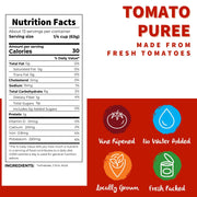 Tomato Puree - 28oz - 6 pack by Dei Fratelli – 6 pack, Pack of 6