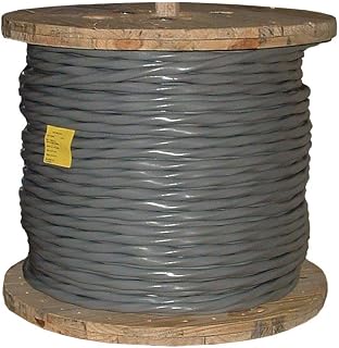 Southwire 500 ft. 1/0-1/0-1/0-2 Gray Stranded AL SER Cable