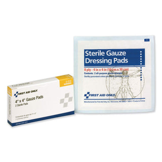 3014 Gauze Pads by First Aid Only – 3-014, Bamboo, Model 3-014