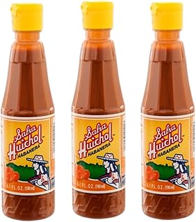 3 X Salsa Huichol Habanera 6oz Bottle Mexican Hot Sauce