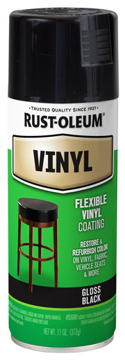 Rust-Oleum Black / 12 Ounce (Pack of 6) / 1 Spray Paint