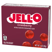 Jell-O Cranberry / 3 Ounce (Pack of 12) / 12 Gelatin