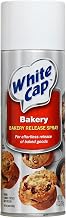 Ventura Foods White Cap Baking Release Spray with Canola Oil | Non-Stick Pan Coating Aerosol for Commercial & Home Baking | 6-Pack, 14 oz Cans