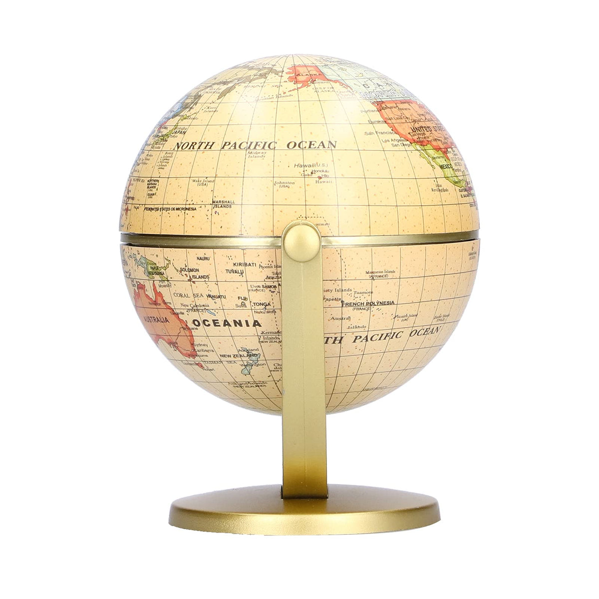 English Edition Mini Rotating World Map Globe for Exploring Earth Geography Sturdy Base Educational Tool by YUEHISY – #711, Model YUEHISYznt5g9yfj8