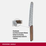 Swiss Modern Bread and Pastry Damast Limited Edition by Victorinox – Walnut wood, Model 6.9070.22WJ21