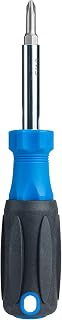 Jonard Tools SD-61 Multi-Bit 6-in-1 Screwdriver with Comfort Grip, 7 1/2" Length